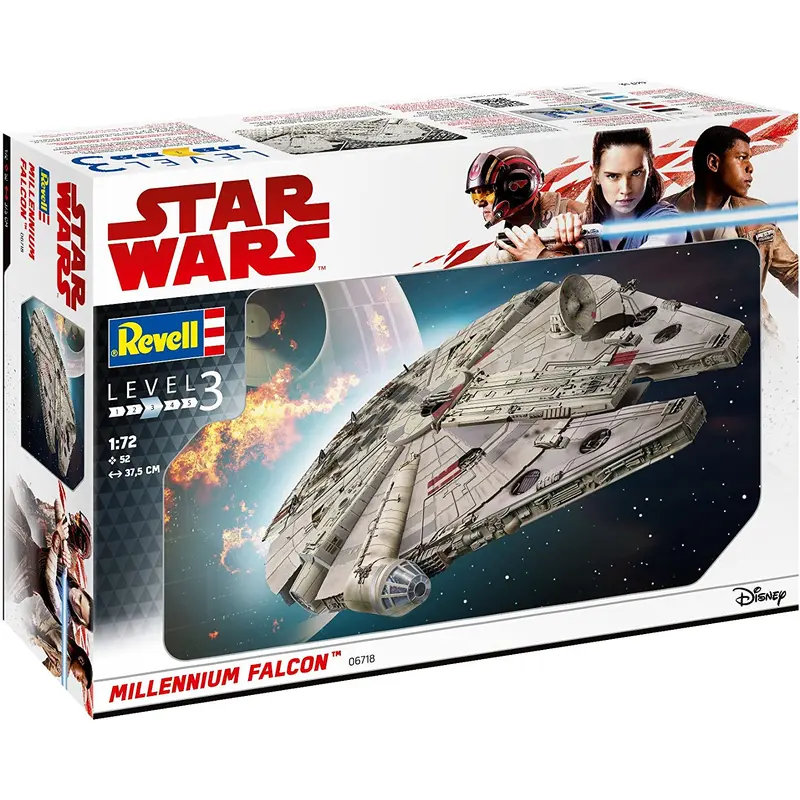 Srar Wars Millenium Falcon 1:72 Scale Kit