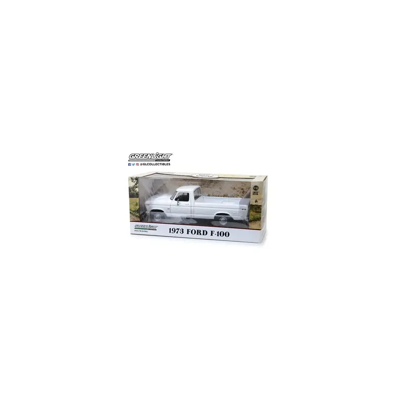 1973 Ford F-100 White 1:18 Scale Die Cast Model