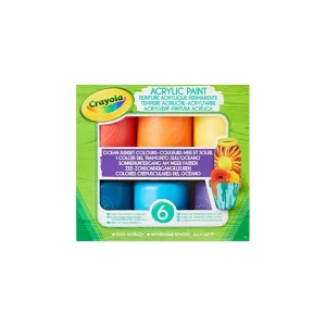 Crayola Acrylic Paint 6 Pot Set