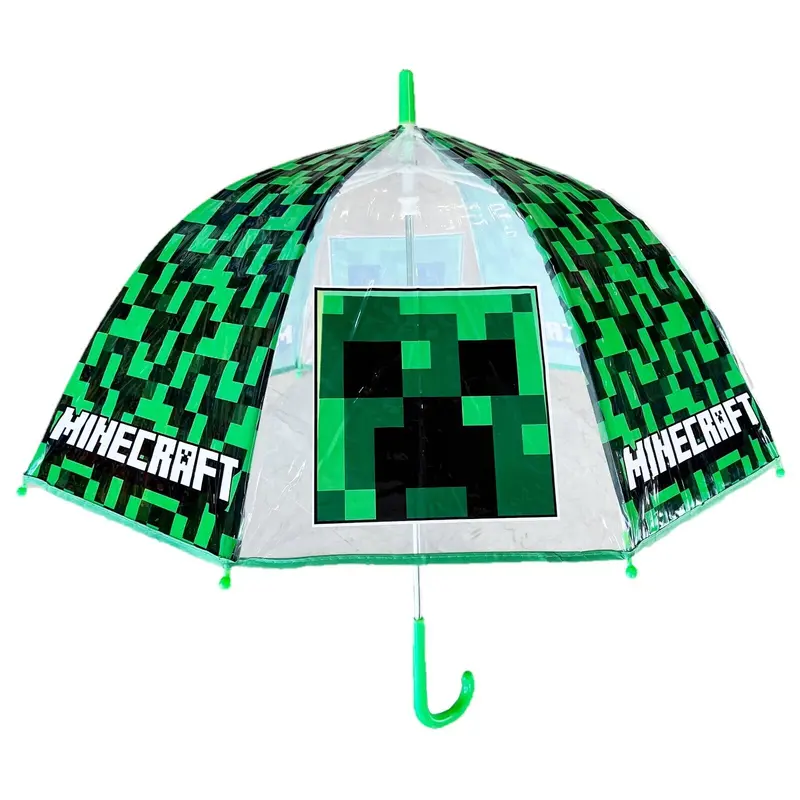 Minecraft Bell 19" Transparent Umbrella
