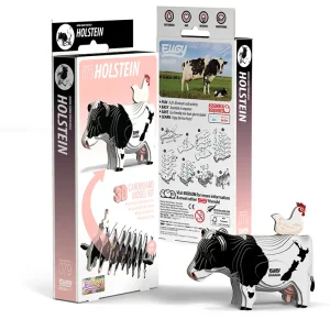 EUGY Holstein Fresian Cow 3D Puzzle