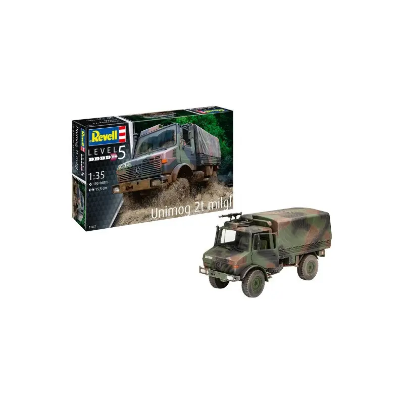 Unimog 2t milgl 1:35 Scale Kit