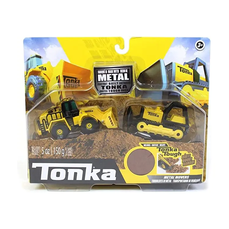 Tonka Metal Movers Bulldozer & Front Loader