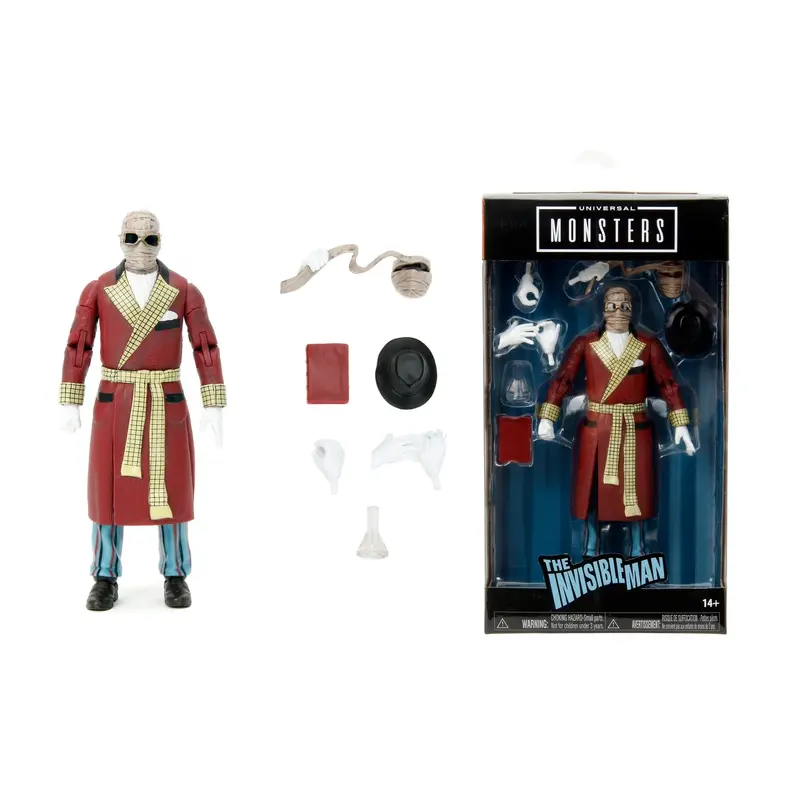 Universal Monsters The Invisible Man Delux Figure