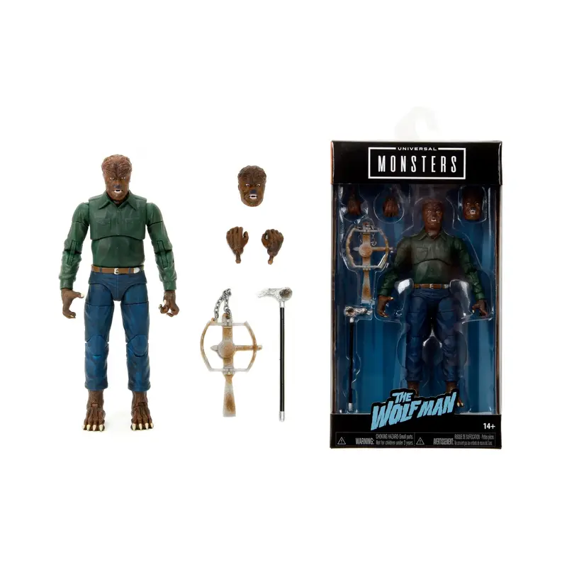 Universal Monsters The Wolfman 6" Delux Figure