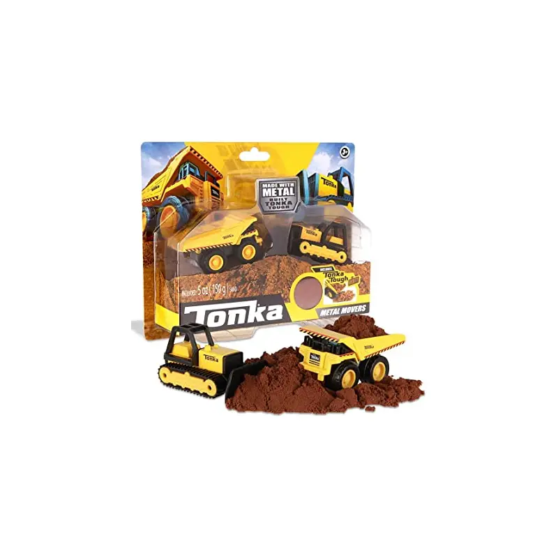 Tonka Metal Movers Bulldozer & Dump Truck Combo