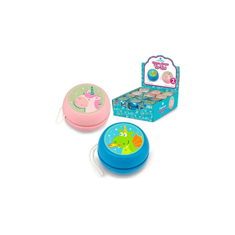 Wooden Yoyo Unicorn & Dragon Design