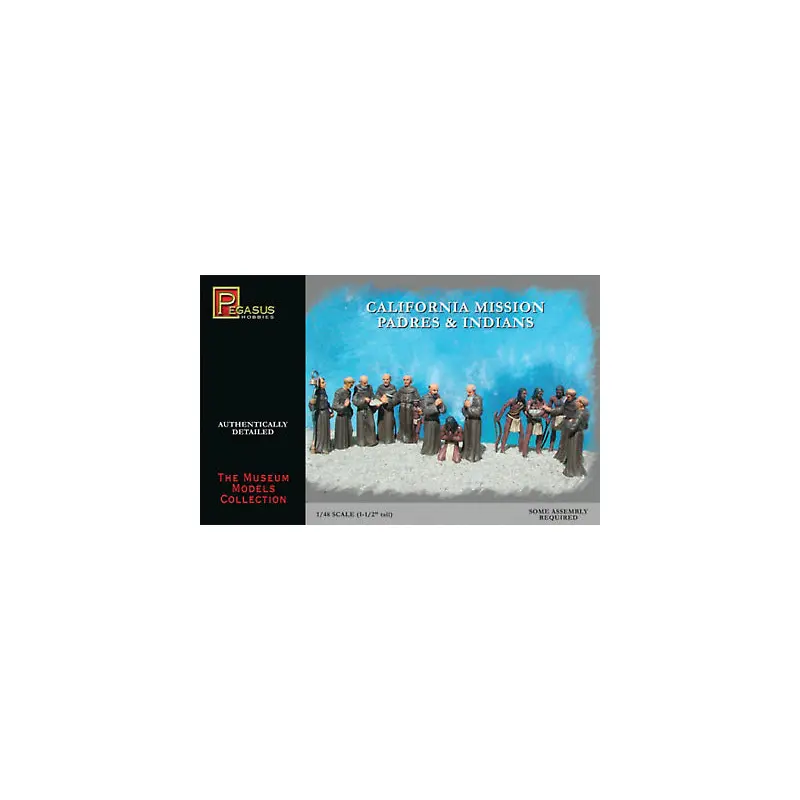 California Mission Padres & Indians 1:48 Scale