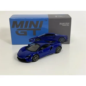 Mini GT Mclaren Artura Volcano Blue 1:64 Die Cast