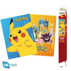 Pokemon Poster 2 Pack 52x38cm