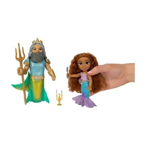 The Little Mermaid Ariel and Triton 6" Set