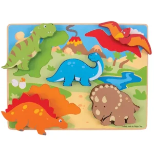Chunky Lift Out Puzzle Dinosaurs