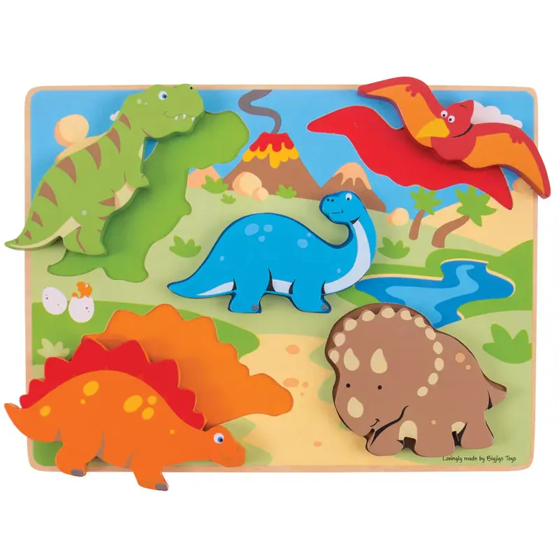Chunky Lift Out Puzzle Dinosaurs