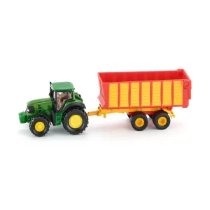 Siku 1:87 John Deere With Silage Trailer