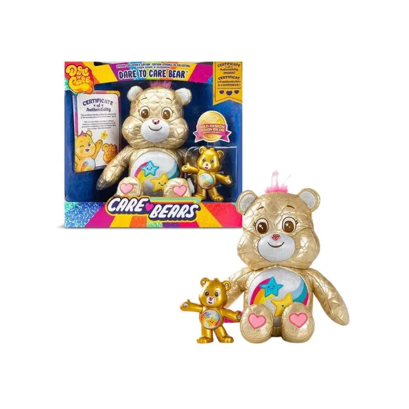 Care Bears Dare To Care Gold Quilted Bear