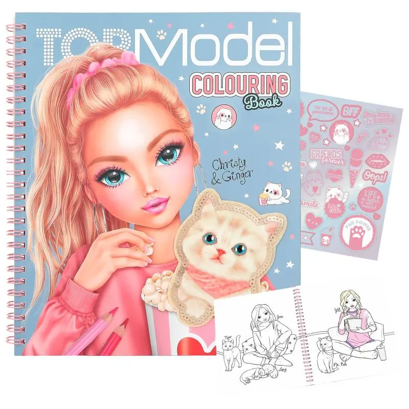 TOPModel Colouring Book CUTIE Star