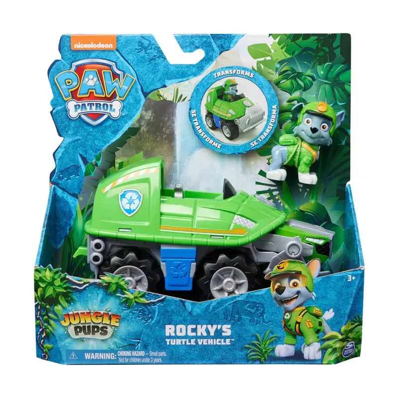 Paw Patrol Jungle Pups Turtle Vehicle Rocky