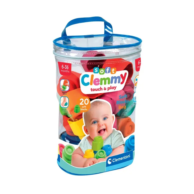 Baby Clem Touch & Play Soft Blocks 20 Pack
