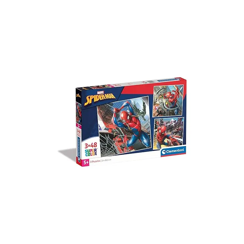 Clementoni Spider-Man 3x48 Pce Jigsaw Puzzle