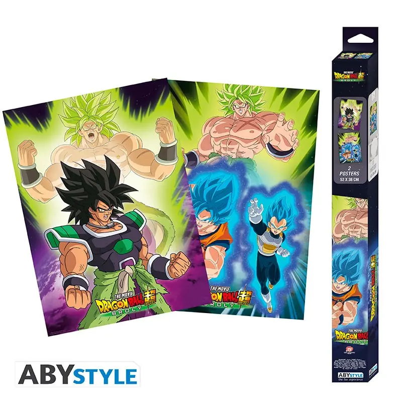 Dragon Ball Super Broly 2 Poster Set 52 X 38cm
