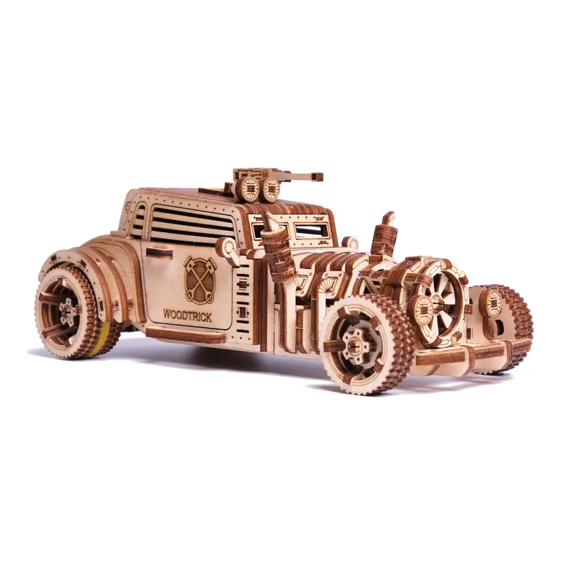 Wood Trick Apocalyptic Car 3D Set