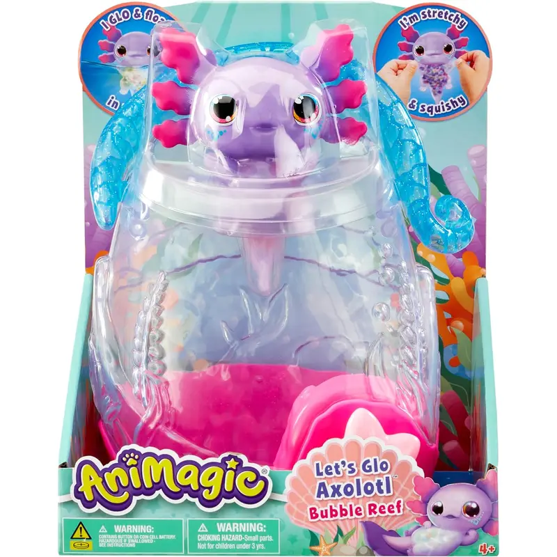 Animagic Lets Go Axolotl Bubble Reef