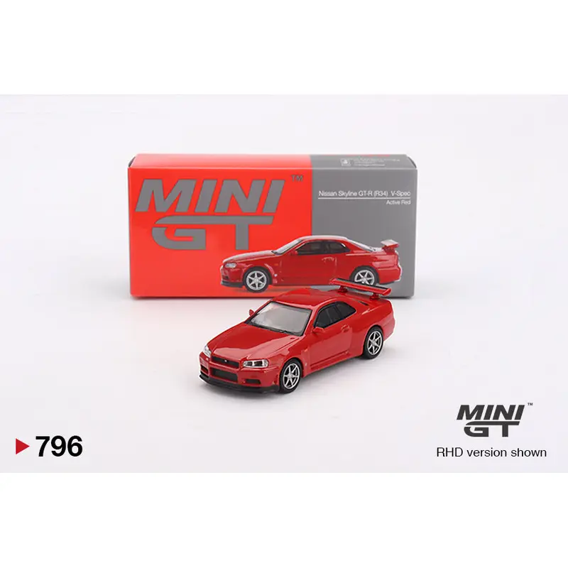 Mini GT Nissan Skyline GT-R R34 1:64 Scale