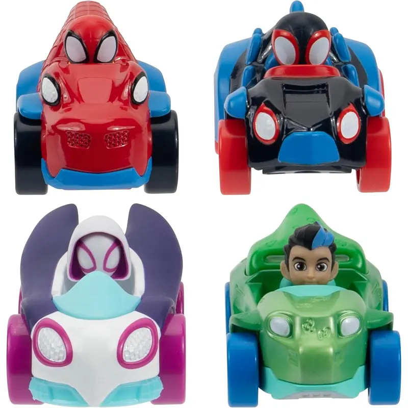 Spidey & Friends Amazing Metal Vehicles 4 Pack