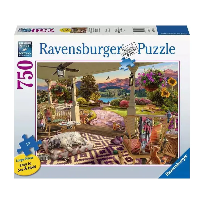 Cozy Front Porch Views 750 Piece Jigsaw Puzzle