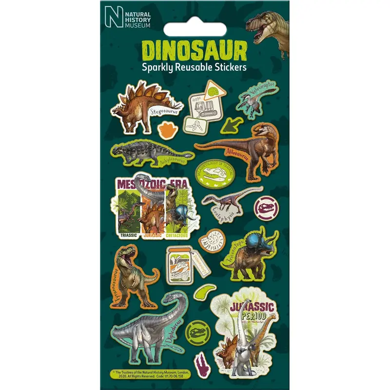 Dinosaurs Foil Stickers