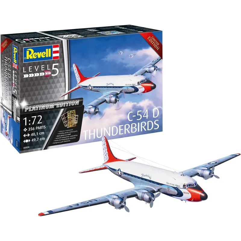 Douglas C-54D Thunderbirds Platinum 1:72 Scale Kit