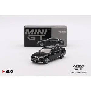 Mini GT BMW i7 xDrive60 Black Sapphire 1:64 Die Cast