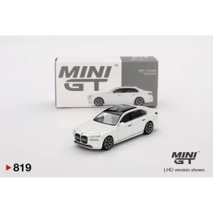 Mini GT BMW i7 xDrive60 Mineral White 1:64 Die Cast