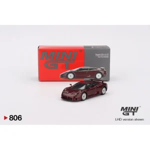 Mini GT Bugatti EB1 GT Dark Red Metallic 1:64 Die Cast