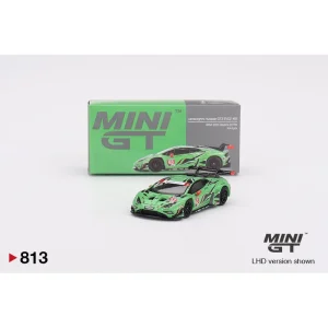 Mini GT Lamborghini Huracan GT3 EV02 IMSA 2023 Daytona Iron Lynx 1:64 Die Cast