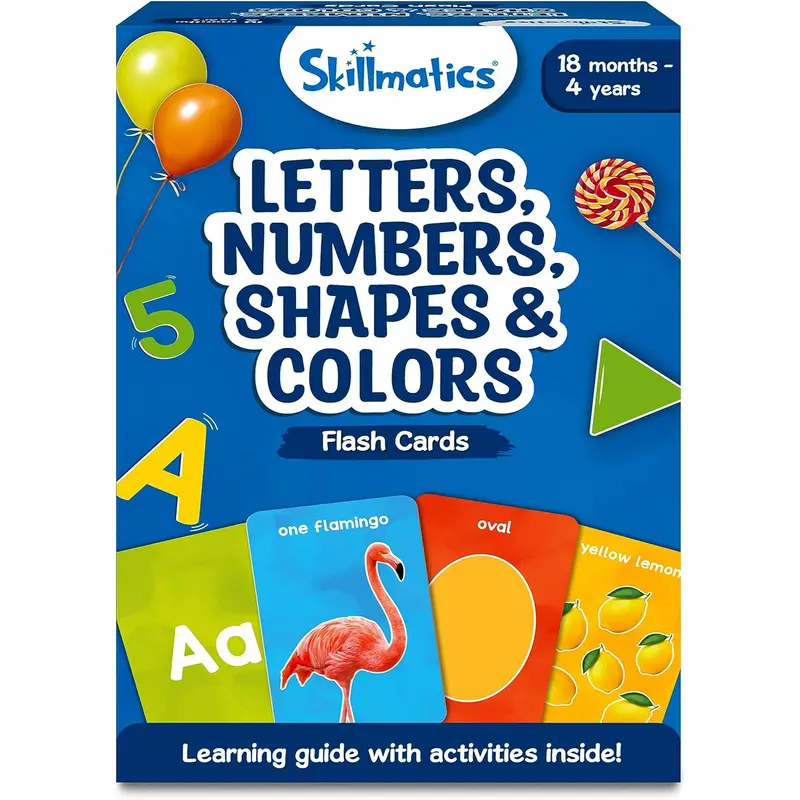 Skillmatics Flash Cards Letters Numbers Shapes