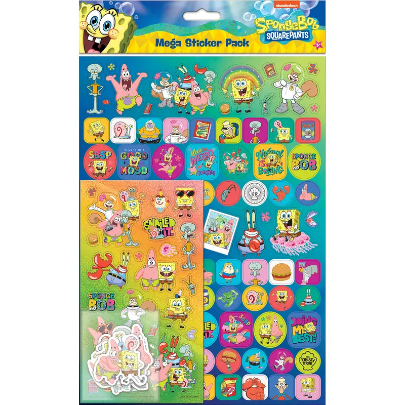 SpongeBob Squarepants Mega Sticker Pack