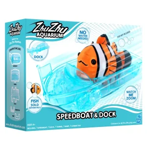 Zhu Zhu Aquarium - Speedboat and Dock Playset