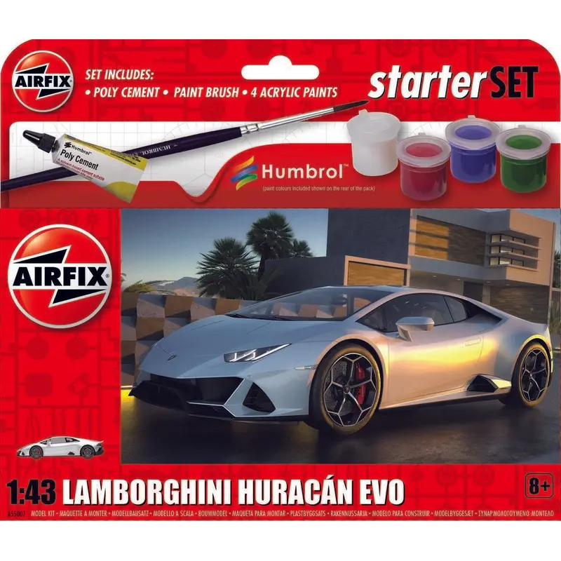Airfix Lamborghini Huracan Evo Starter Set