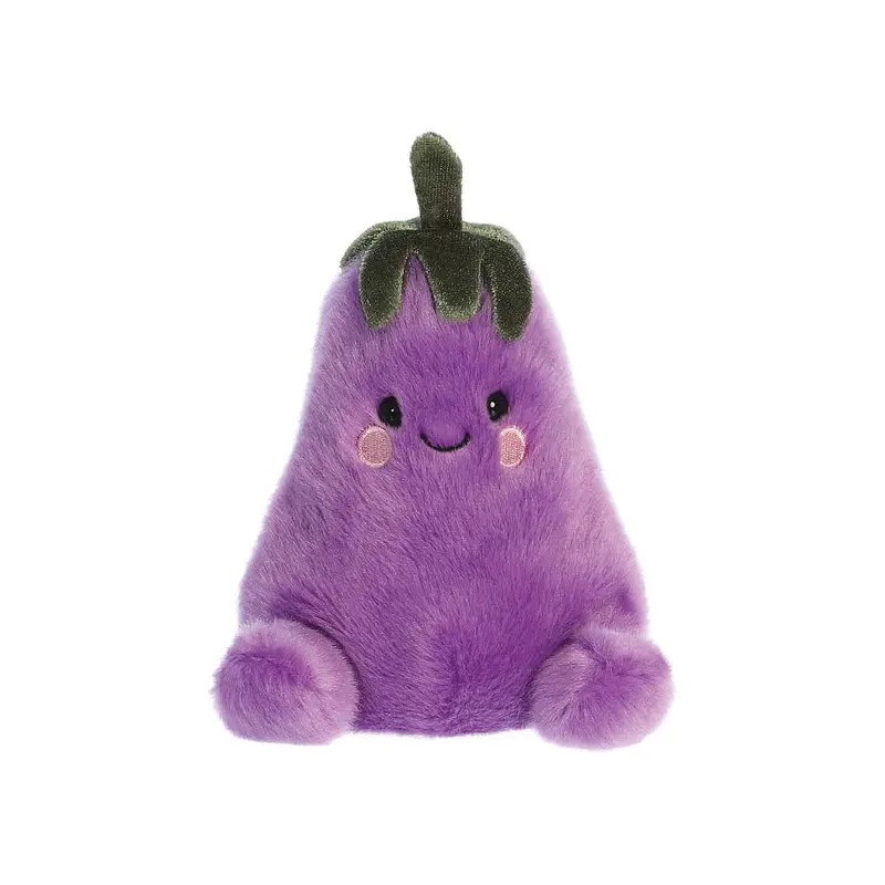 Palm Pals Aubrey Eggplant 12cm Soft Toy