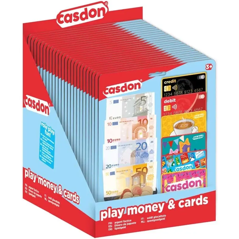Casdon Play Money & credit Cards
