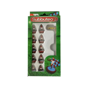 Subbuteo Blue & White Stripes Football Team