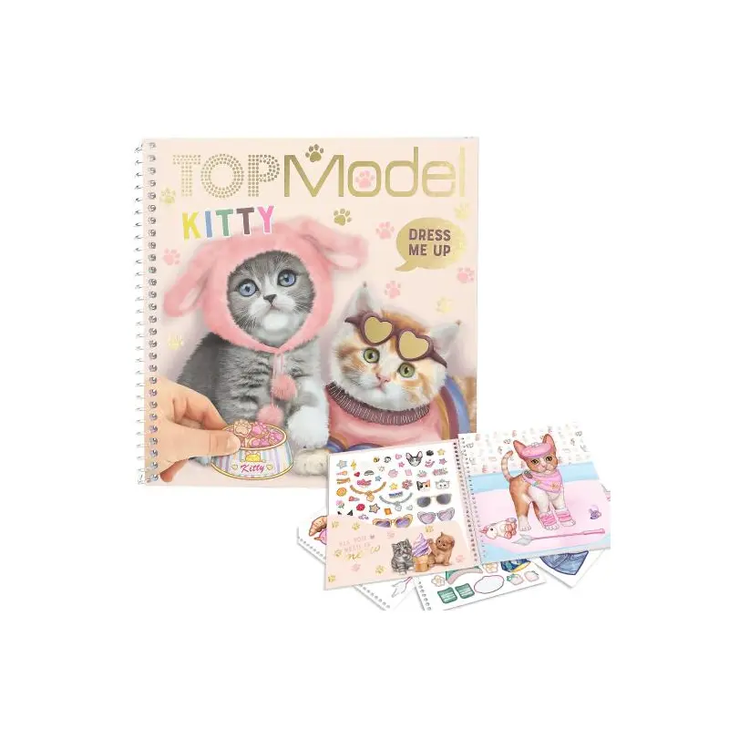 TOPModel Dress Me Up Stickerbook Kitty