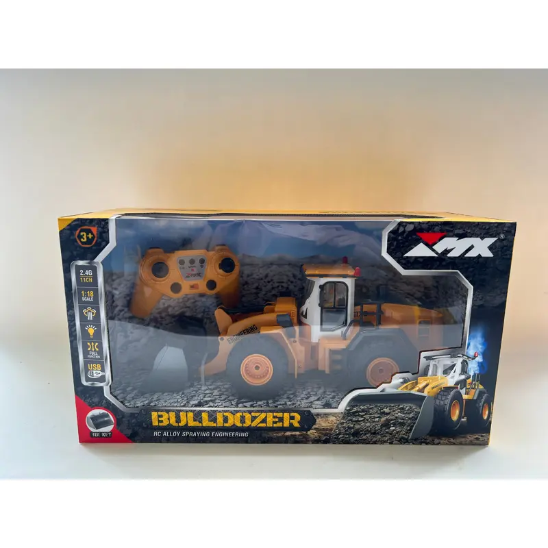 ZMX Radio Control Bulldozer with Steam FX 2.4G