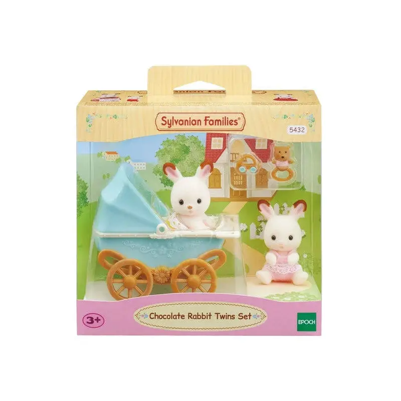 Sylvanian Families Chocolate Rabbit Twin Set