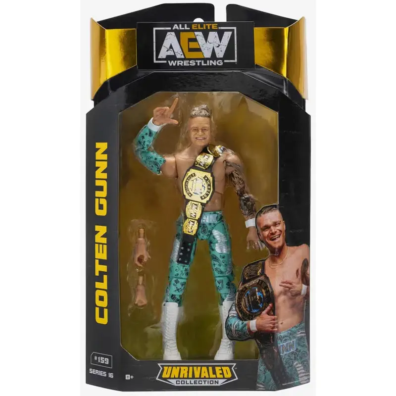 AEW Unrivaled Colton Gunn #159 Series 16 Figure