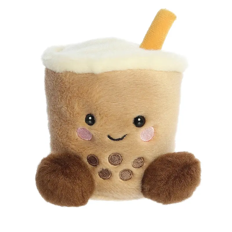 Palm Pals Milky Tea Boba 12cm Soft Toy