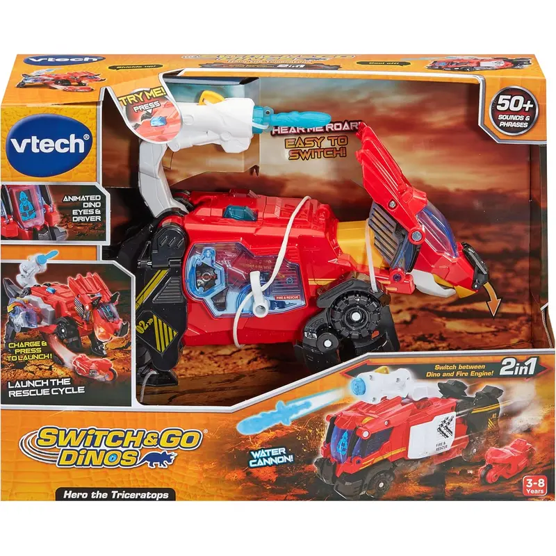 VTech Switch & Go Dinos Hero The Triceratops