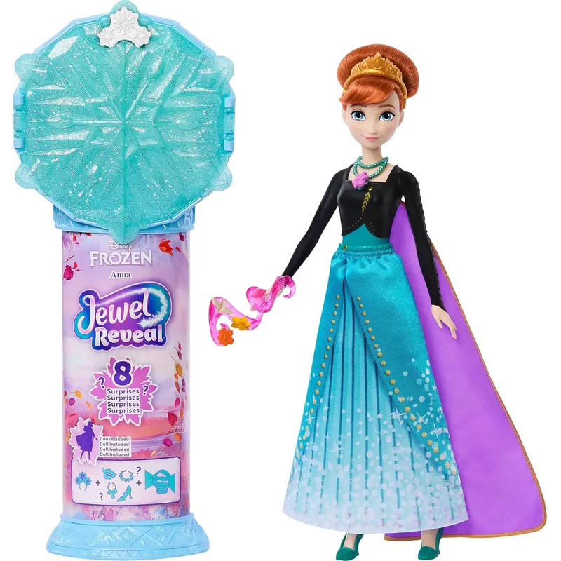 Disney Princess Frozen Jewel Reveal Anna Doll