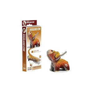 EUGY Highland Cow 3D Puzzle